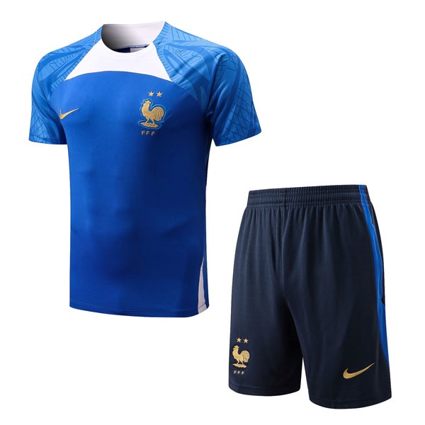 Maglia Formazione Francia Set Completo 22/23 Blu 2